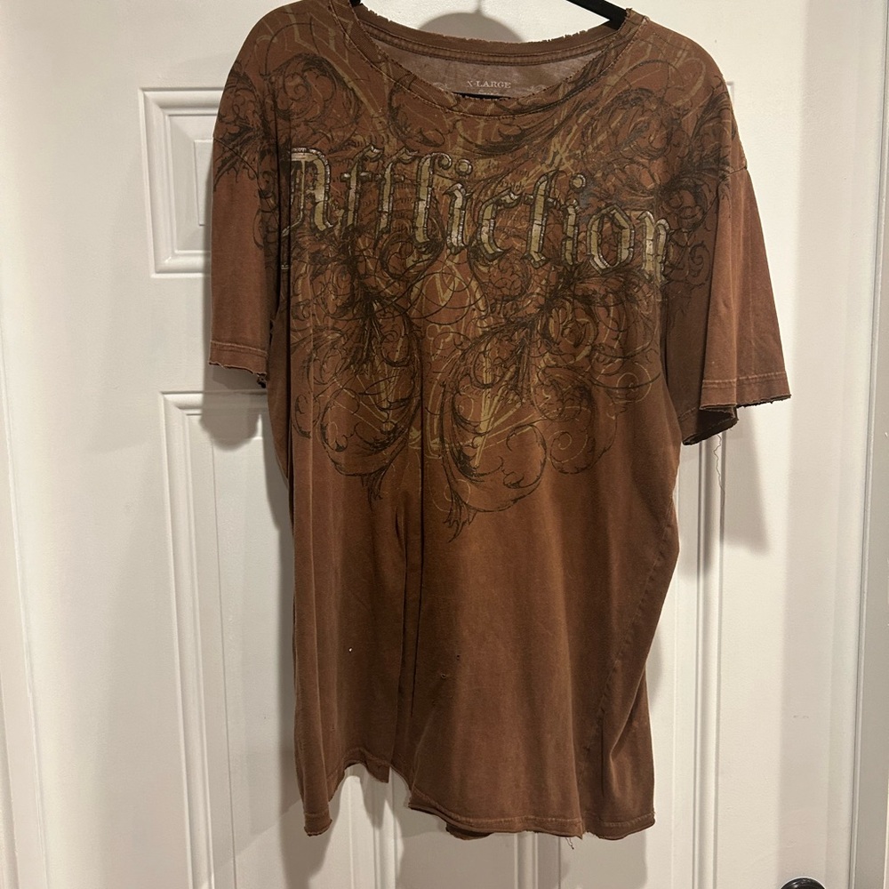 Affliction Brown Men's Shirt